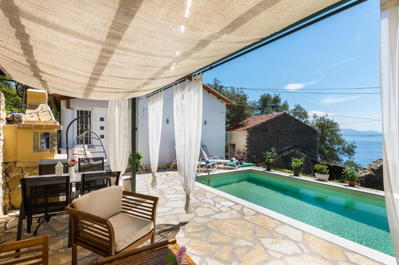 Alkinoi Seaview Villa With Private Pool By Konnect, Nisaki ニサキオン エクステリア 写真